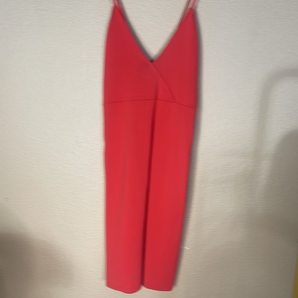 Zara knit wear bodycon women mini dress orange size S NWT - Picture 2 of 4